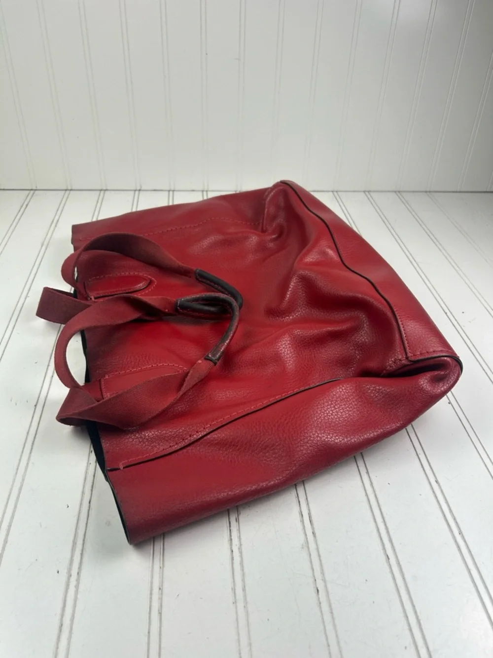 Coach Derby Vintage Y2K Red Leather Tote Bag Women’s - Picture 12 of 15